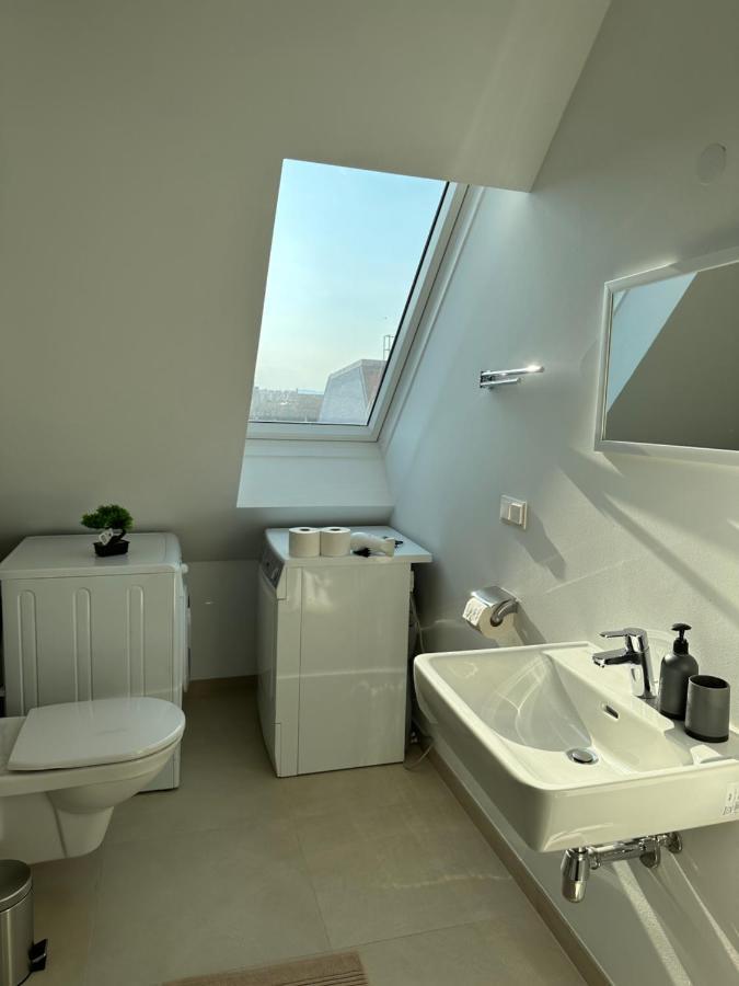 Contemporary Apartment With Stunning Views 20 فيينا المظهر الخارجي الصورة